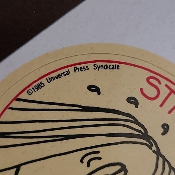 Vtg 80s CAthy Cathy Guisewite stickers on sheet page quantity 6 round Retro Y2k - Picture 13 of 16